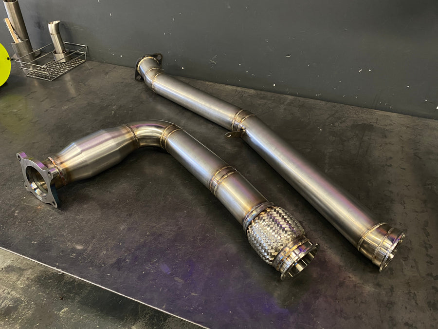 Darklight Fabrication 2015+ Subaru WRX Catted J-Pipe Downpipe