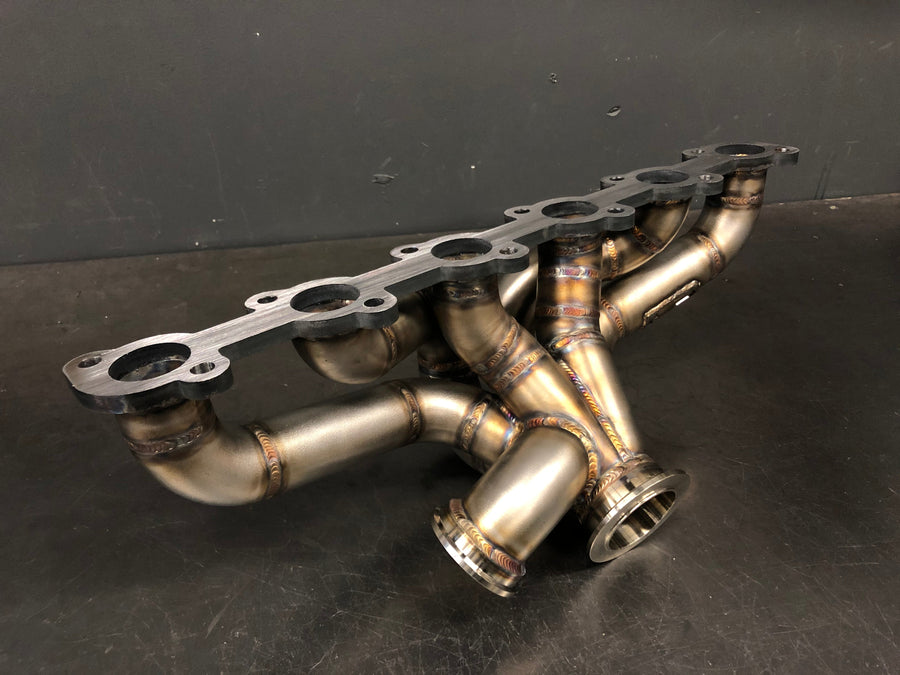 Darklight Fabrication BMW E30 M20 V-Band Turbo Exhaust Manifold