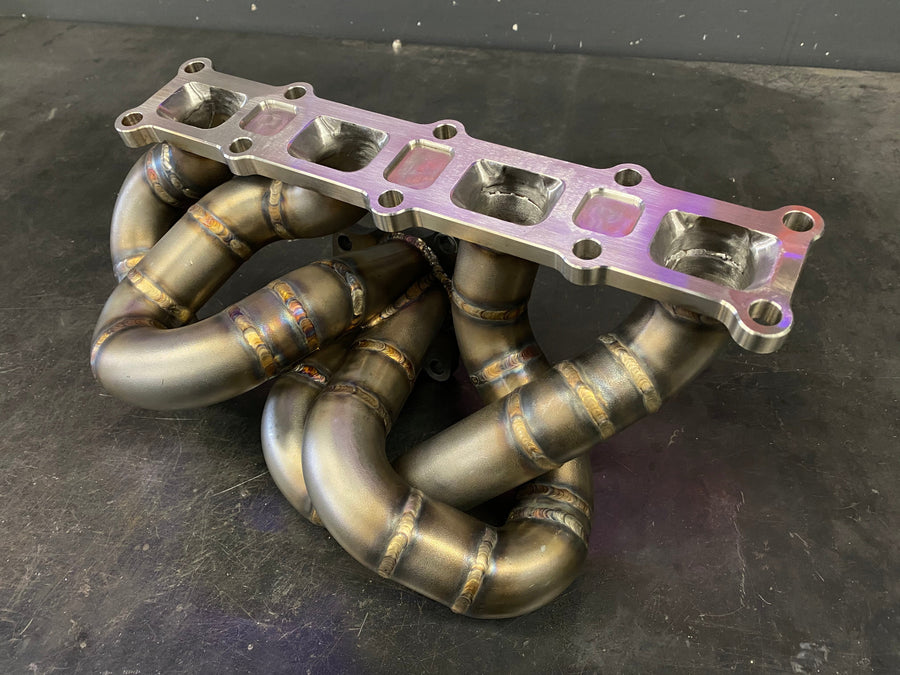 Darklight Fabrication Evo X Stock Replacement Turbo Exhaust Manifold