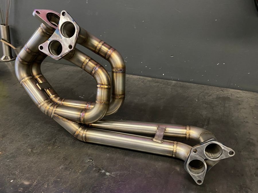 Darklight Fabrication Subaru Equal Length Exhaust Manifold Header 04+ STI, 02-14 WRX, 04-08 FXT