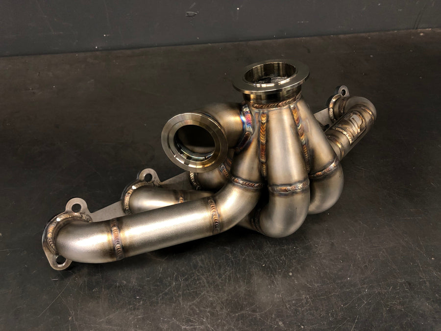 Darklight Fabrication BMW E30 M20 V-Band Turbo Exhaust Manifold