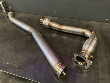 Darklight Fabrication 2015+ Subaru WRX Catted J-Pipe Downpipe