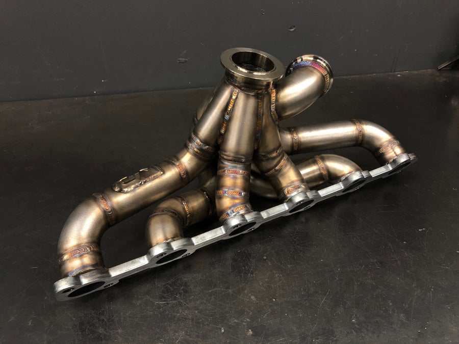 Darklight Fabrication BMW E30 M20 V-Band Turbo Exhaust Manifold