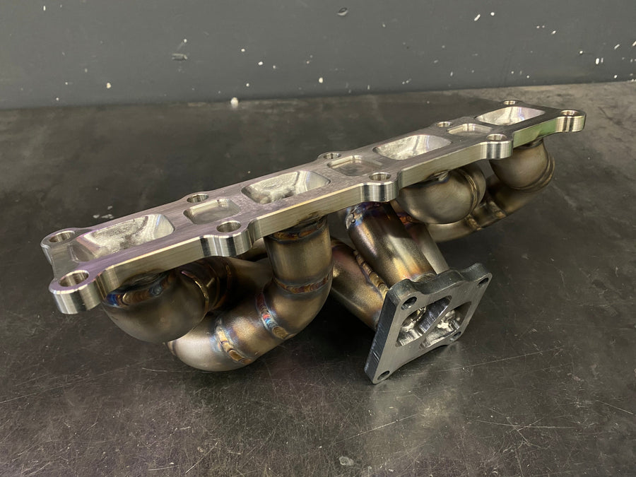 Darklight Fabrication Evo X Stock Replacement Turbo Exhaust Manifold