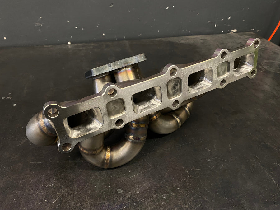 Darklight Fabrication Evo X Stock Replacement Turbo Exhaust Manifold