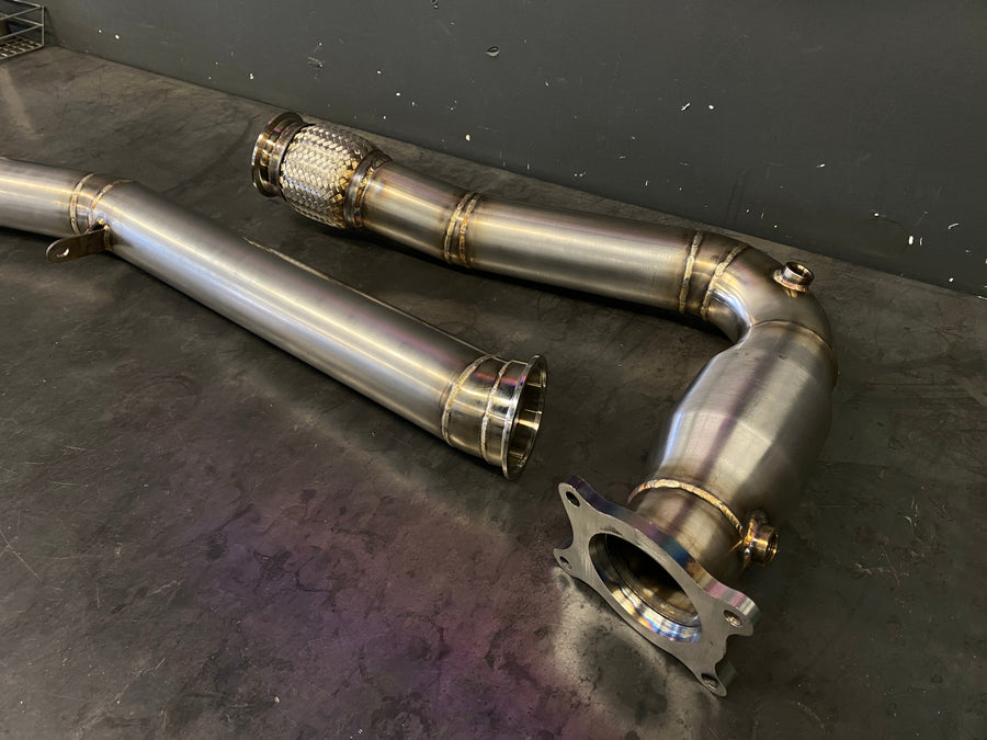 Darklight Fabrication 2015+ Subaru WRX Catted J-Pipe Downpipe